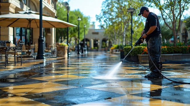 Commercial Cleaning worker